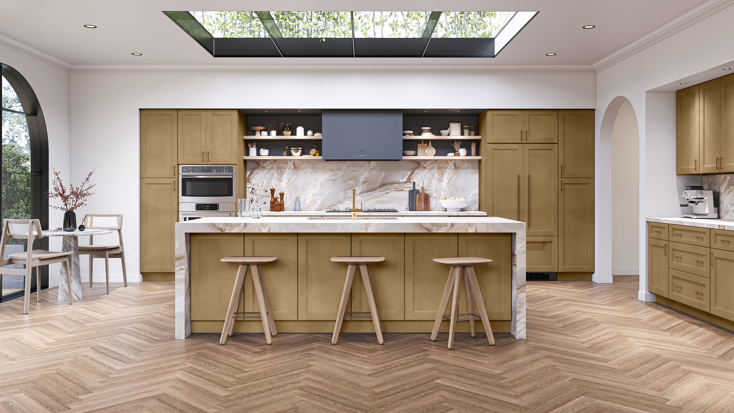 Timber in a real kitchen