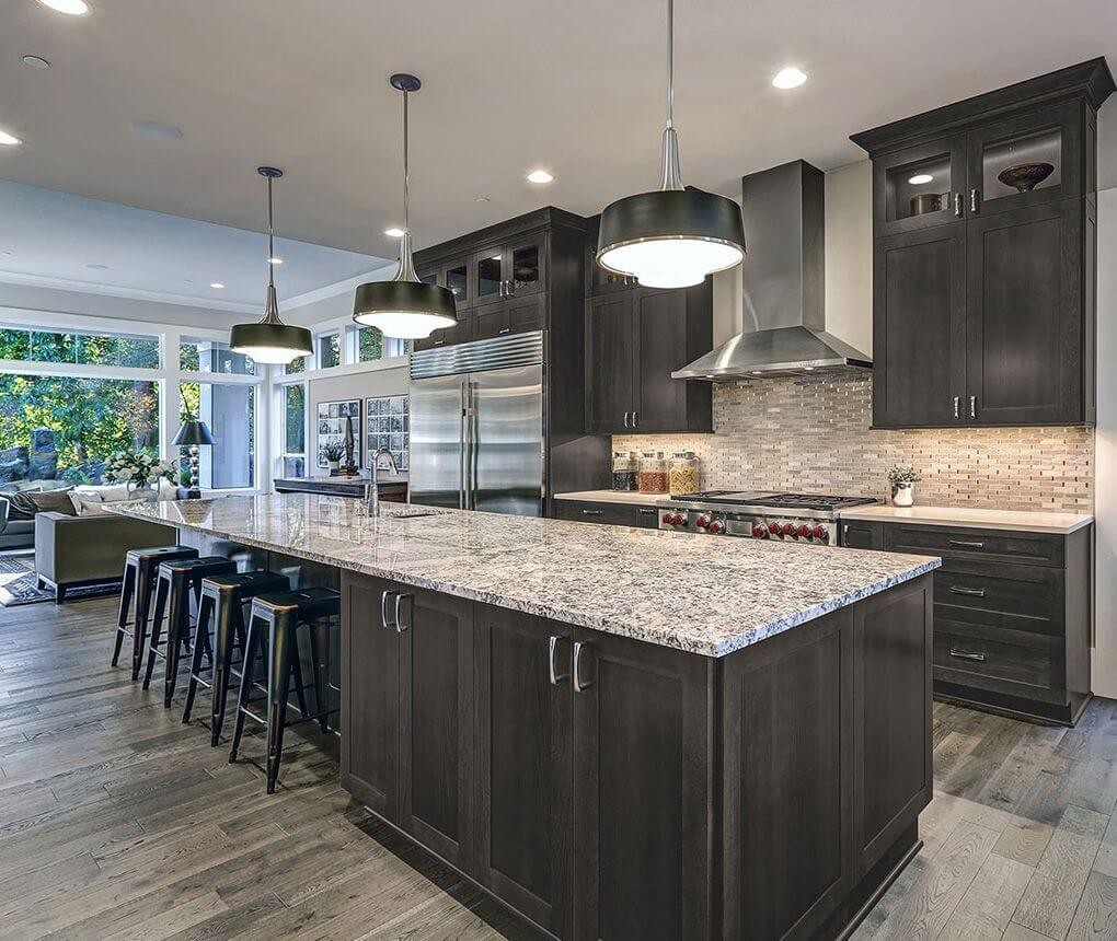 Cobblestone in a real kitchen