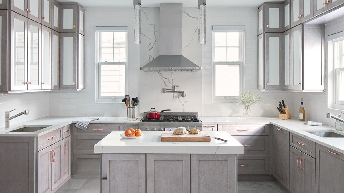 Horizon in a real kitchen
