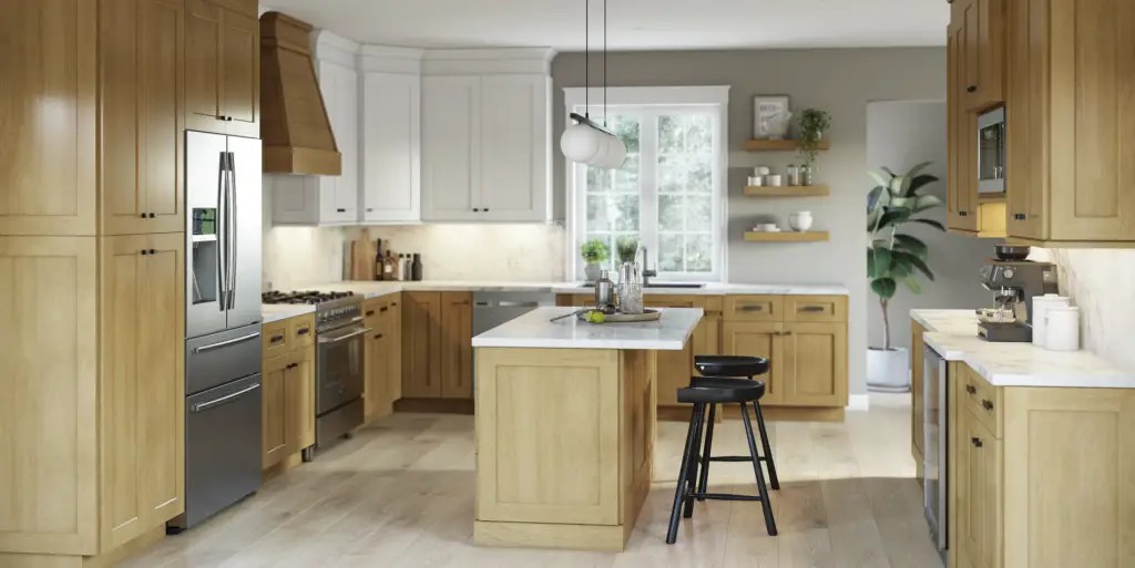 Timber in a real kitchen