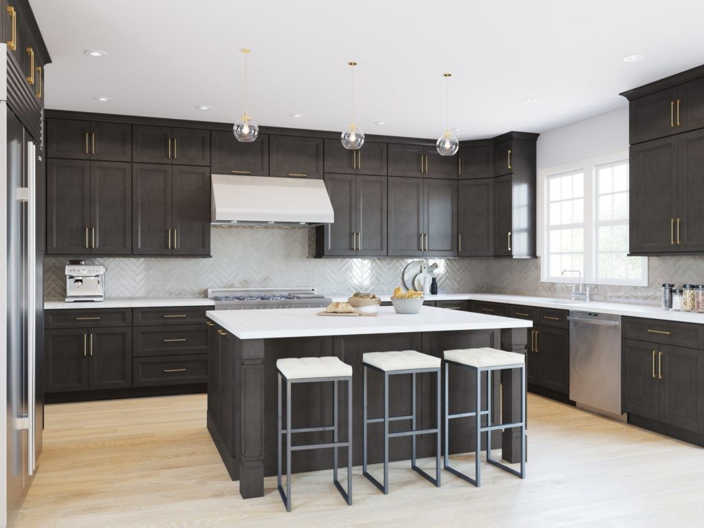 Cobblestone in a real kitchen