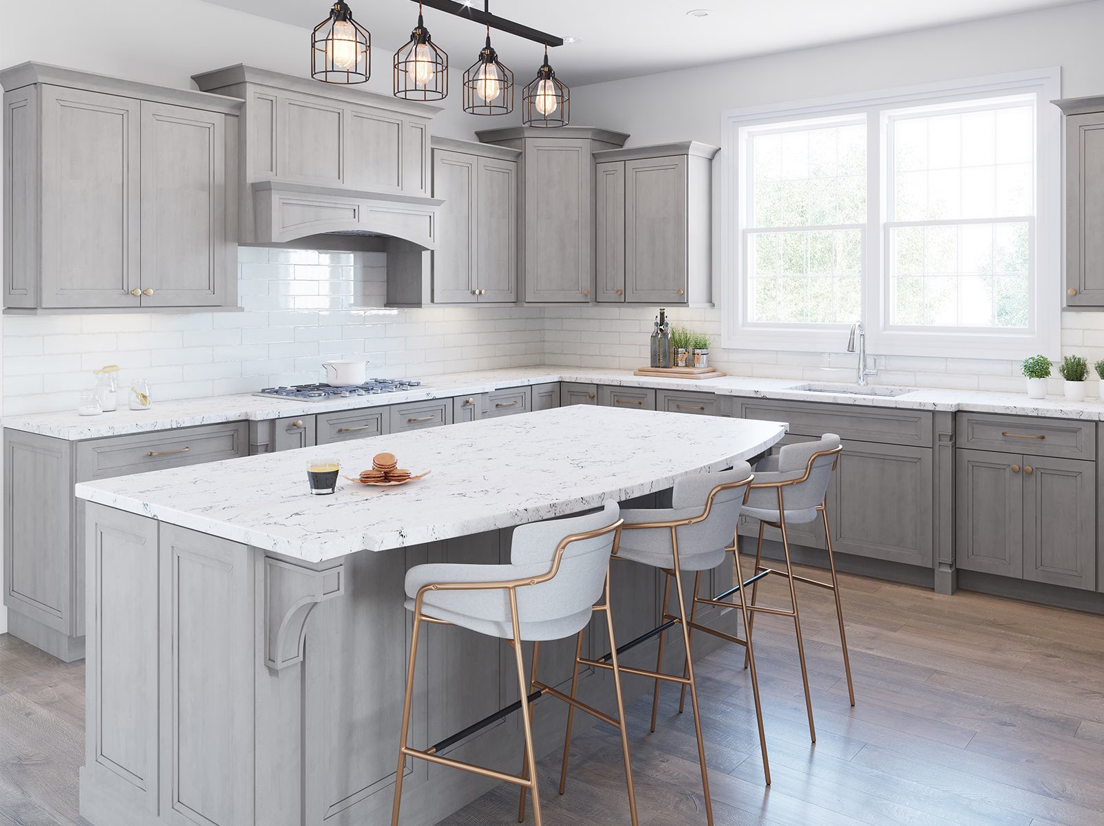 Horizon in a real kitchen